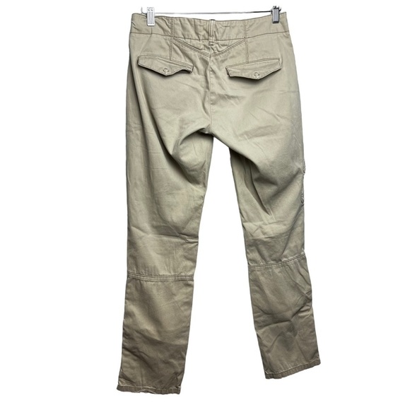 DAUGHTERS OF THE LIBERATION TAN CARGO PANT ZIP ANKLE WOMENS SIZE 6 beige khaki - Picture 4 of 9